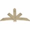 Ekena Millwork Alberta Rough Sawn Timber Gable Bracket, Douglas Fir, 60"W x 38"H x 2"D x 6"F, 15/12 Pitch GBW060X38X0206ALB00RDF - alternate 3